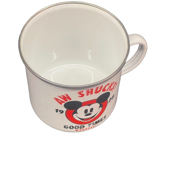 Disney Mickey Mouse Camper Coffee Mug Cup Aw Shucks White Red 21oz - Picture 4 of 7